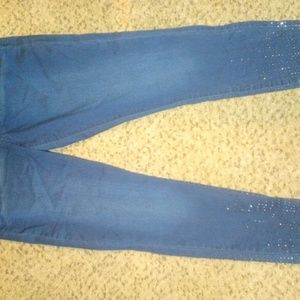 Sparkly just fab skinny jeans